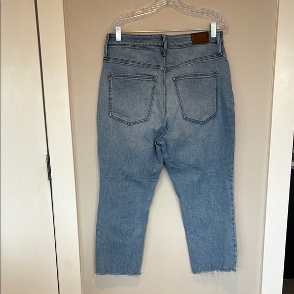 Madewell Blue Curvy Girl Cropped Ankle Jeans 31 Petite - Picture 2 of 6